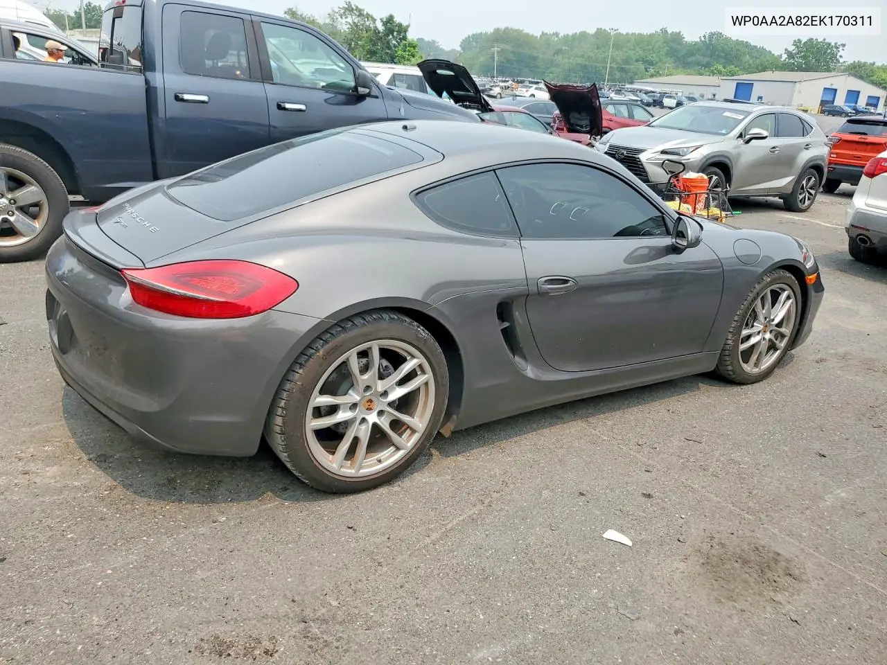 2014 Porsche Cayman VIN: WP0AA2A82EK170311 Lot: 61700996