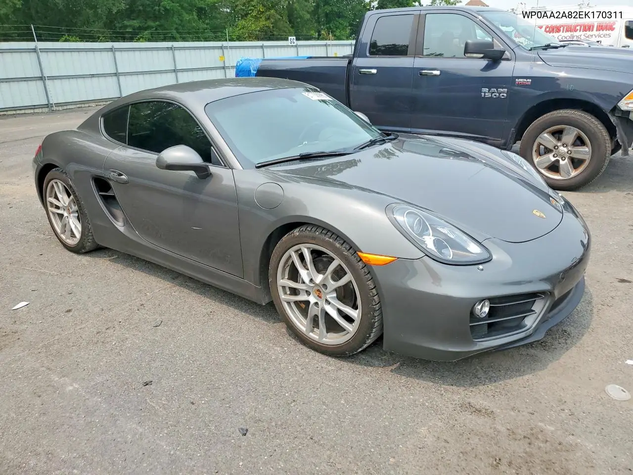 2014 Porsche Cayman VIN: WP0AA2A82EK170311 Lot: 61700996