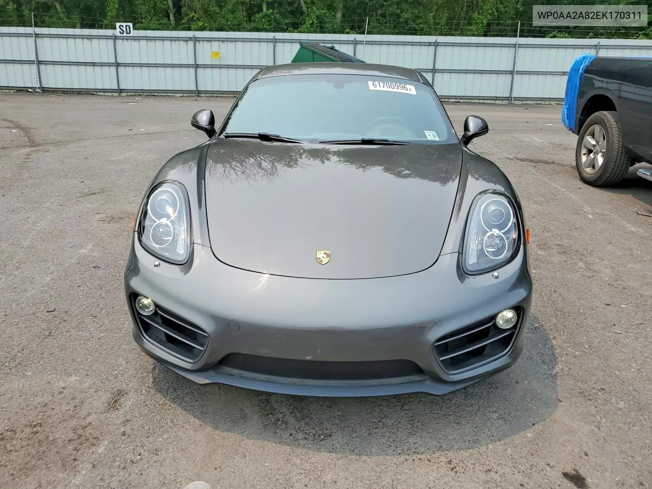 2014 Porsche Cayman VIN: WP0AA2A82EK170311 Lot: 61700996