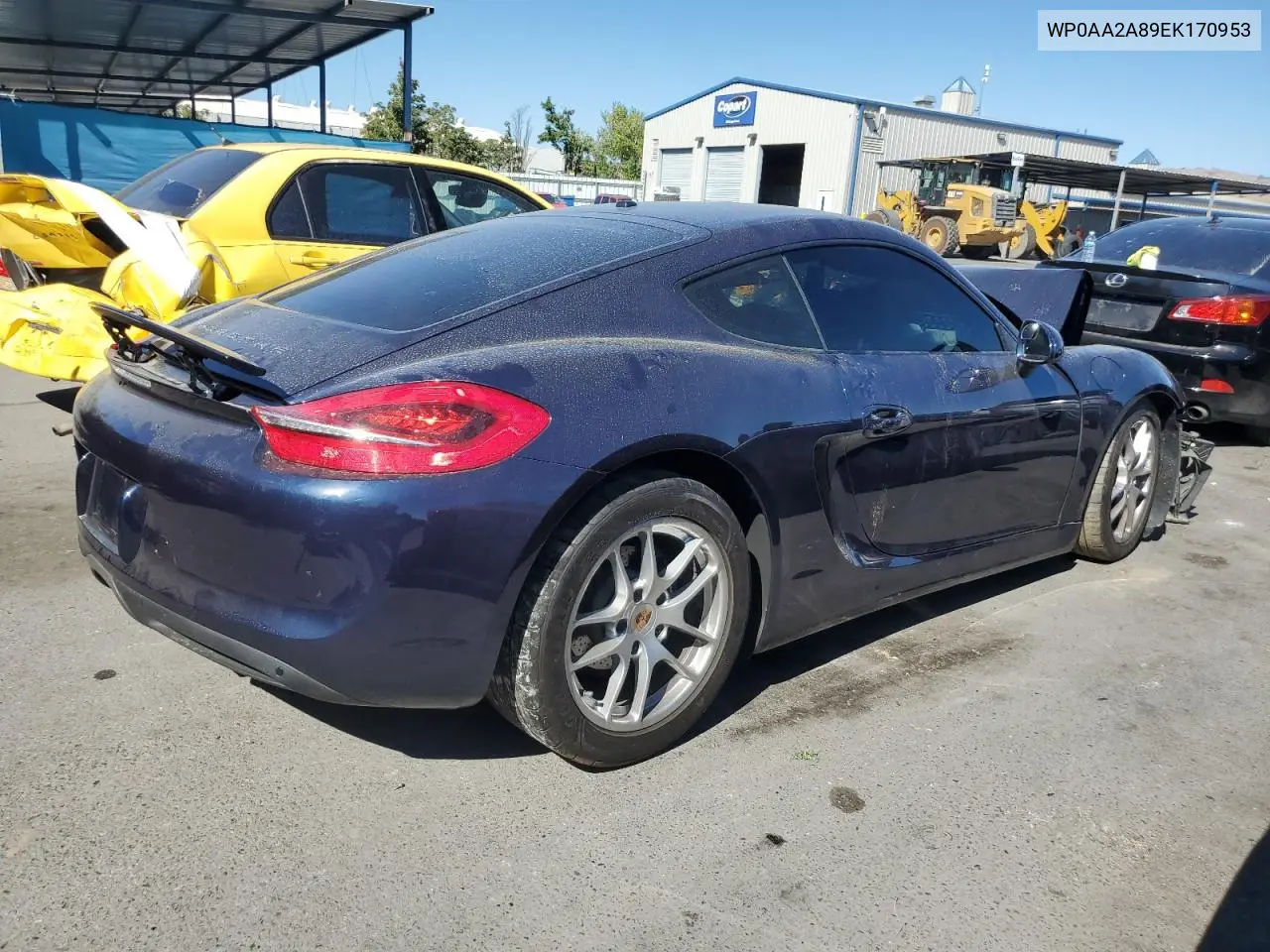 2014 Porsche Cayman VIN: WP0AA2A89EK170953 Lot: 70712463