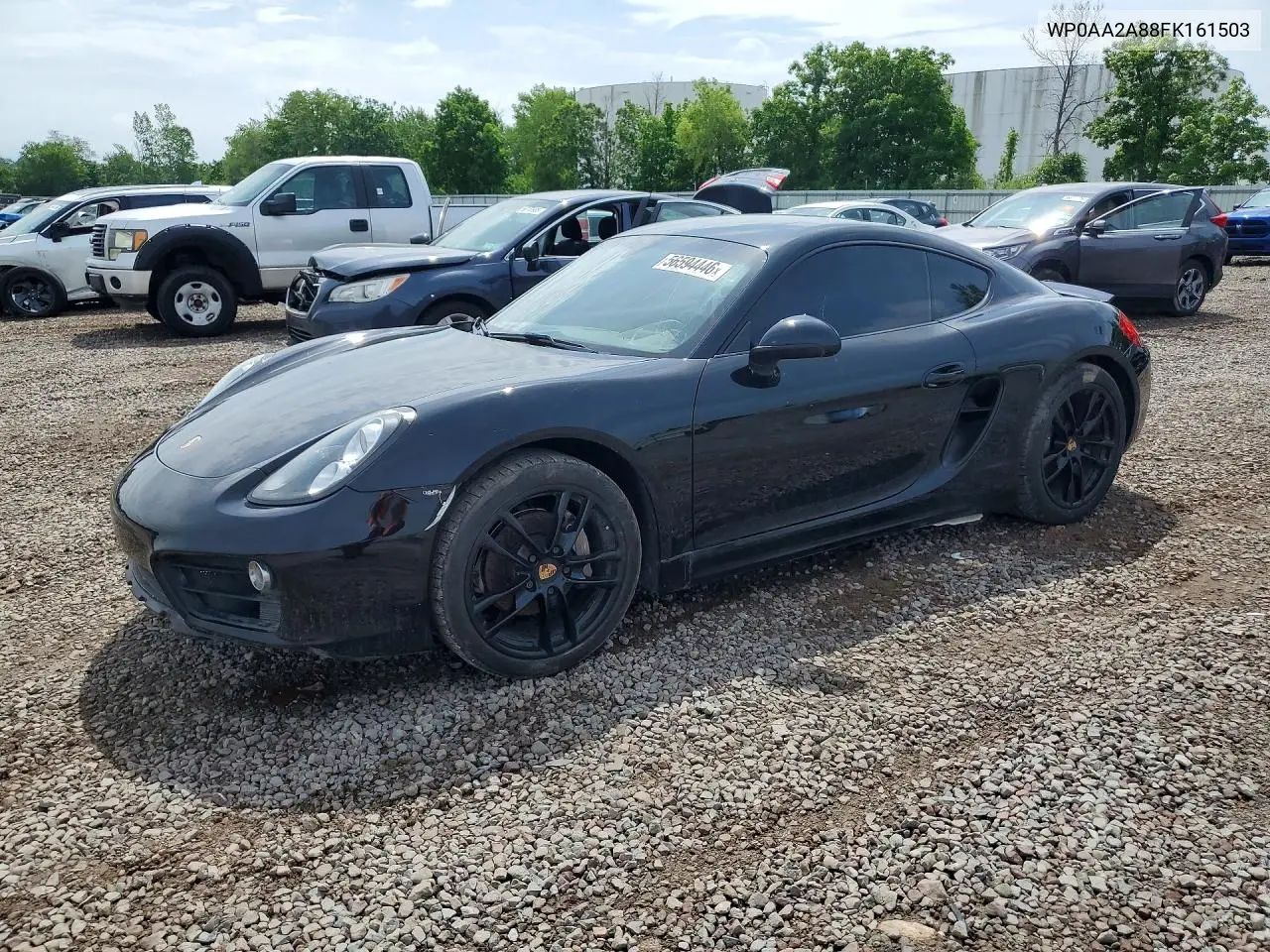 2015 Porsche Cayman VIN: WP0AA2A88FK161503 Lot: 56594446