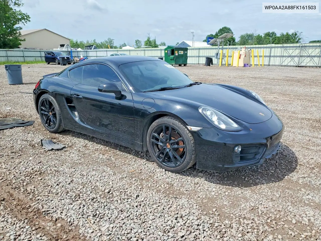 2015 Porsche Cayman VIN: WP0AA2A88FK161503 Lot: 56594446