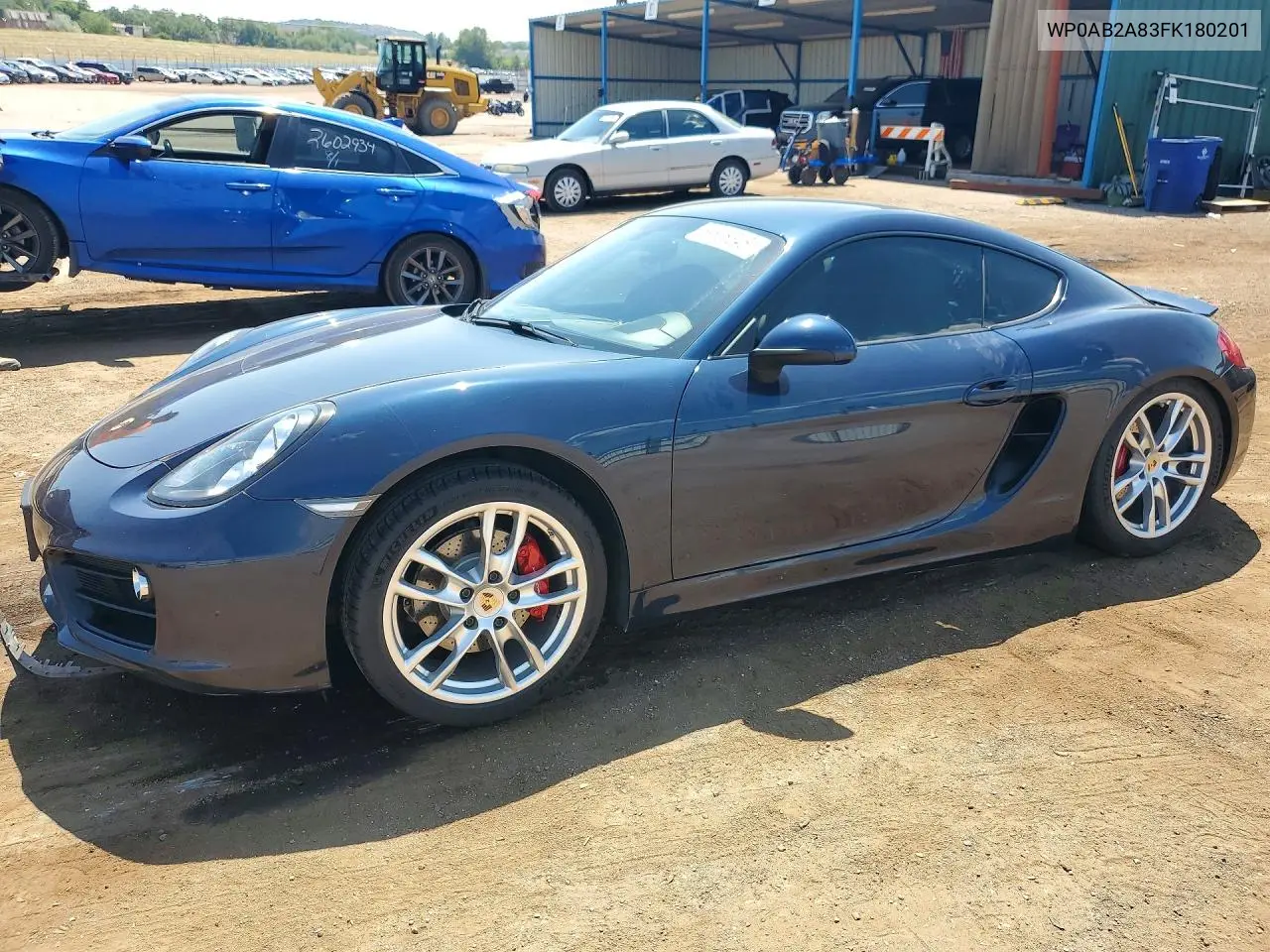 2015 Porsche Cayman S VIN: WP0AB2A83FK180201 Lot: 59838346