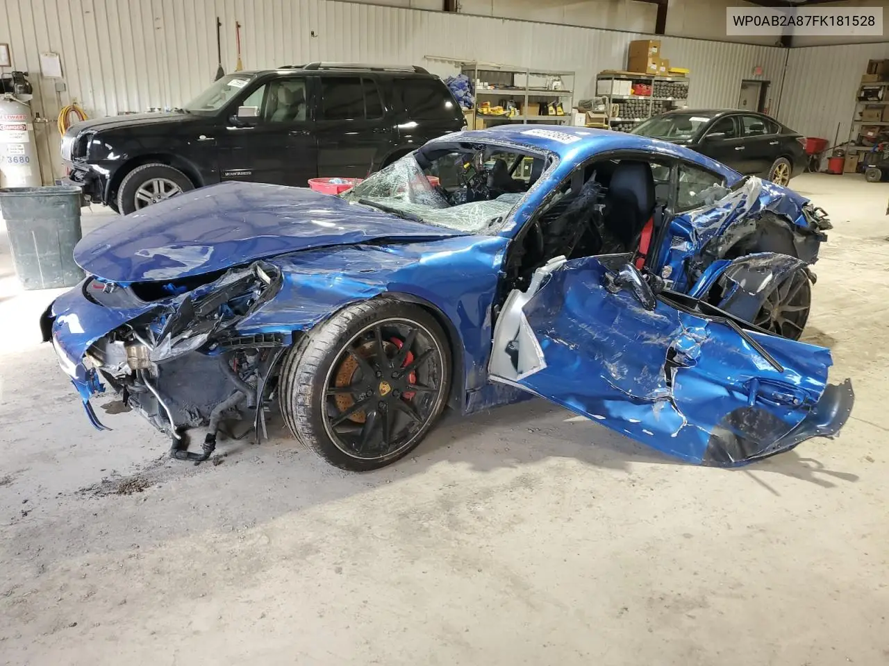 2015 Porsche Cayman S VIN: WP0AB2A87FK181528 Lot: 73425155