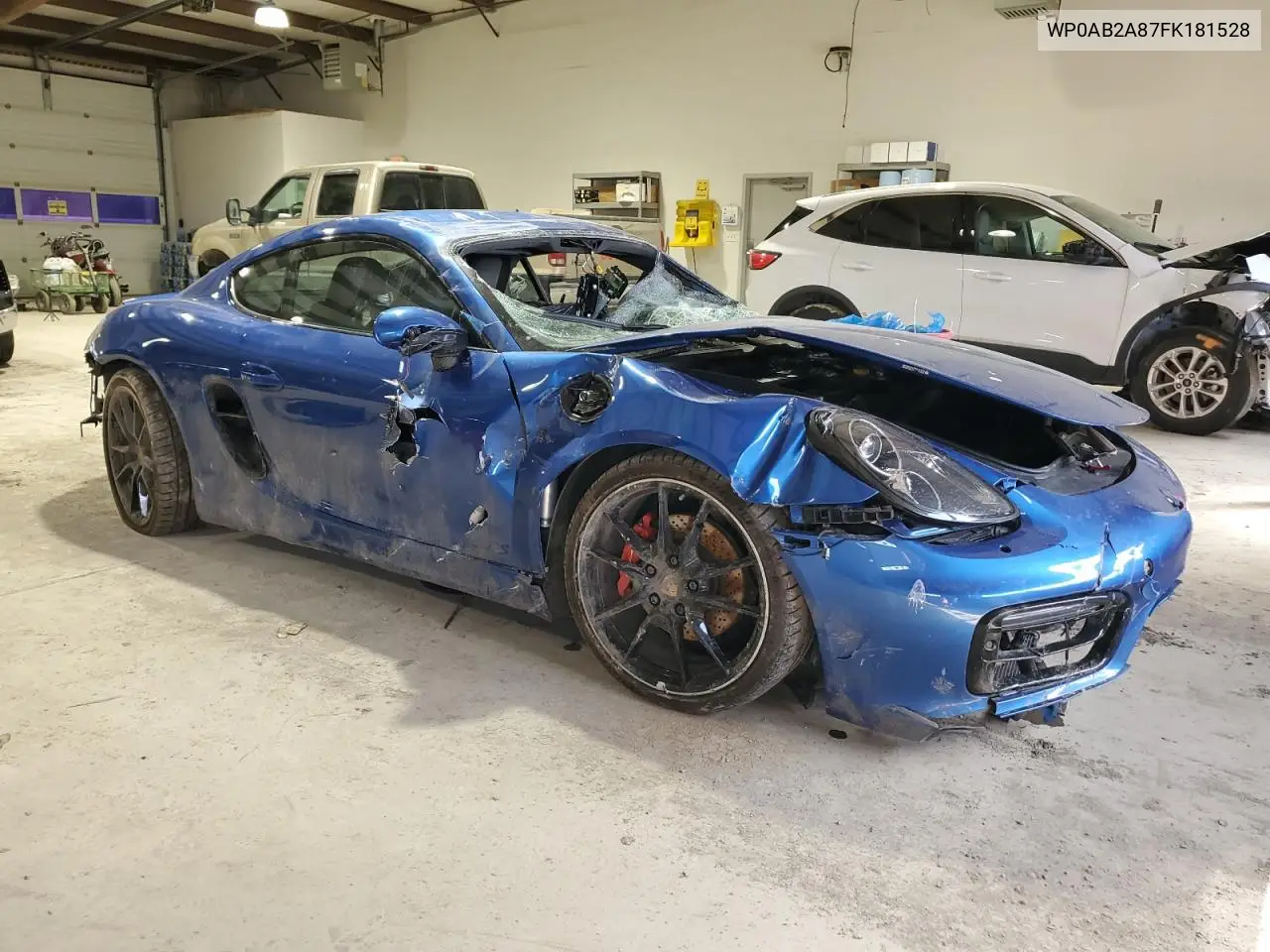 2015 Porsche Cayman S VIN: WP0AB2A87FK181528 Lot: 73425155