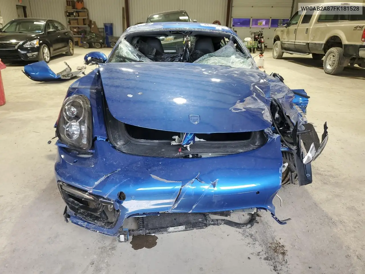 2015 Porsche Cayman S VIN: WP0AB2A87FK181528 Lot: 73425155
