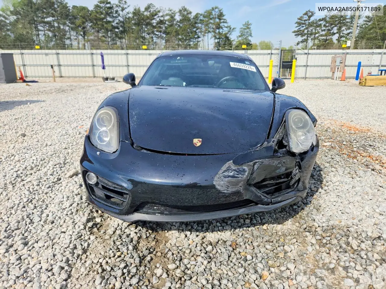 2016 Porsche Cayman VIN: WP0AA2A85GK171889 Lot: 46659226