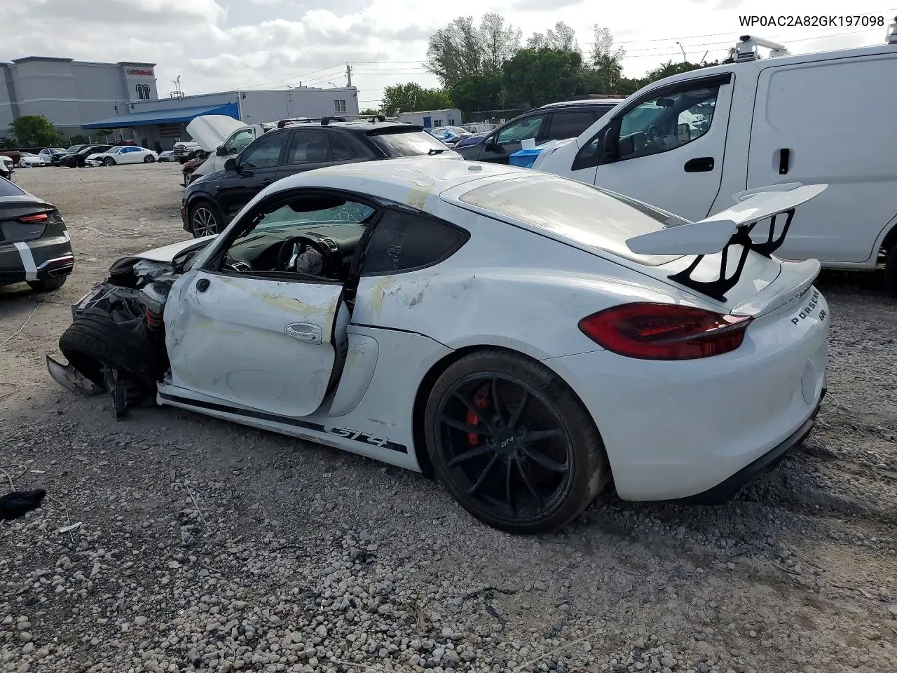 2016 Porsche Cayman Gt4 VIN: WP0AC2A82GK197098 Lot: 60589916