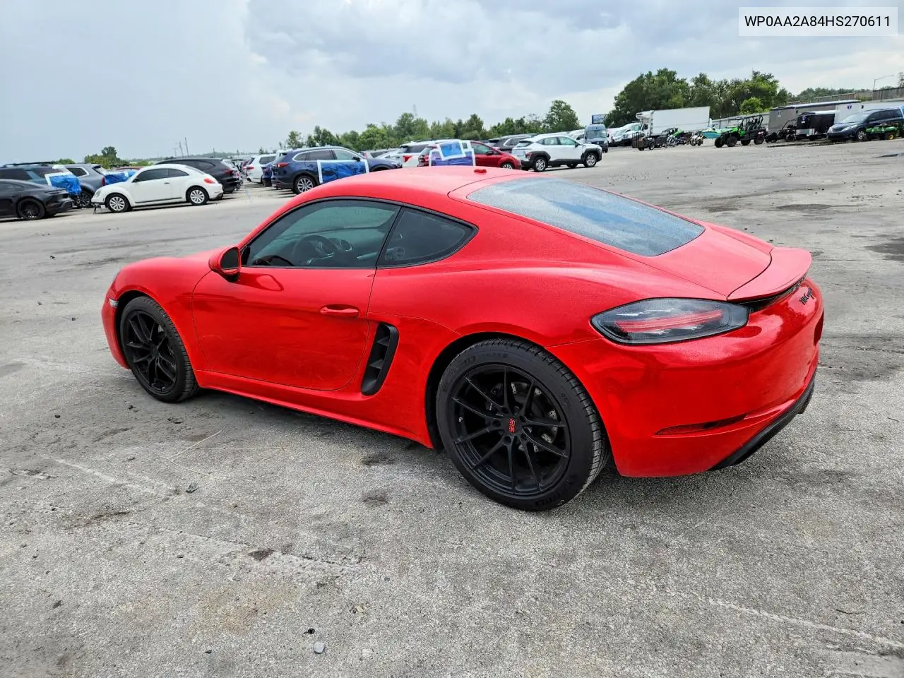 2017 Porsche Cayman VIN: WP0AA2A84HS270611 Lot: 61363756