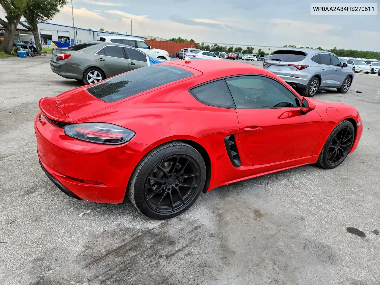 2017 Porsche Cayman VIN: WP0AA2A84HS270611 Lot: 61363756
