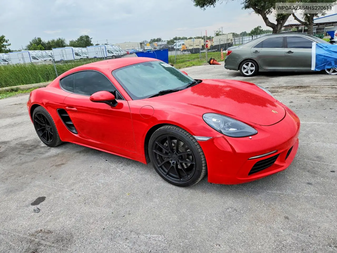 2017 Porsche Cayman VIN: WP0AA2A84HS270611 Lot: 61363756