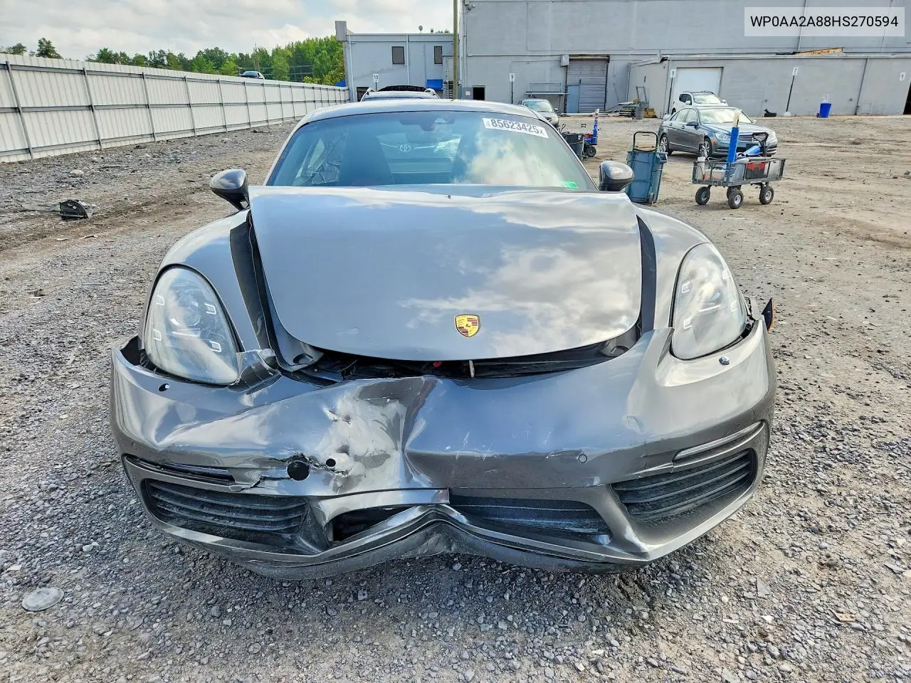 2017 Porsche Cayman VIN: WP0AA2A88HS270594 Lot: 85623425