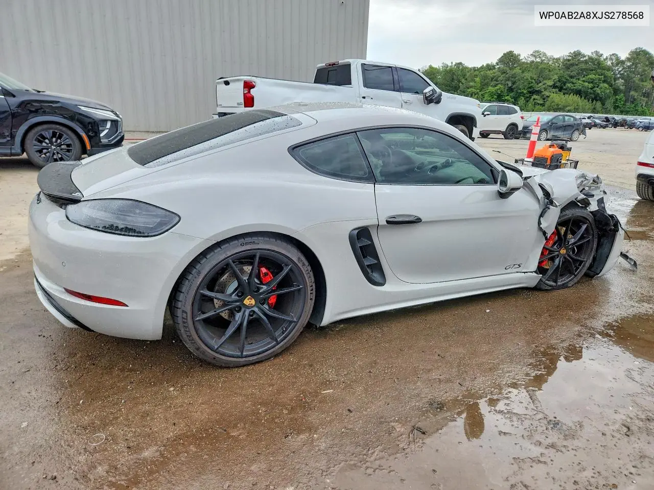 2018 Porsche Cayman S VIN: WP0AB2A8XJS278568 Lot: 53308686