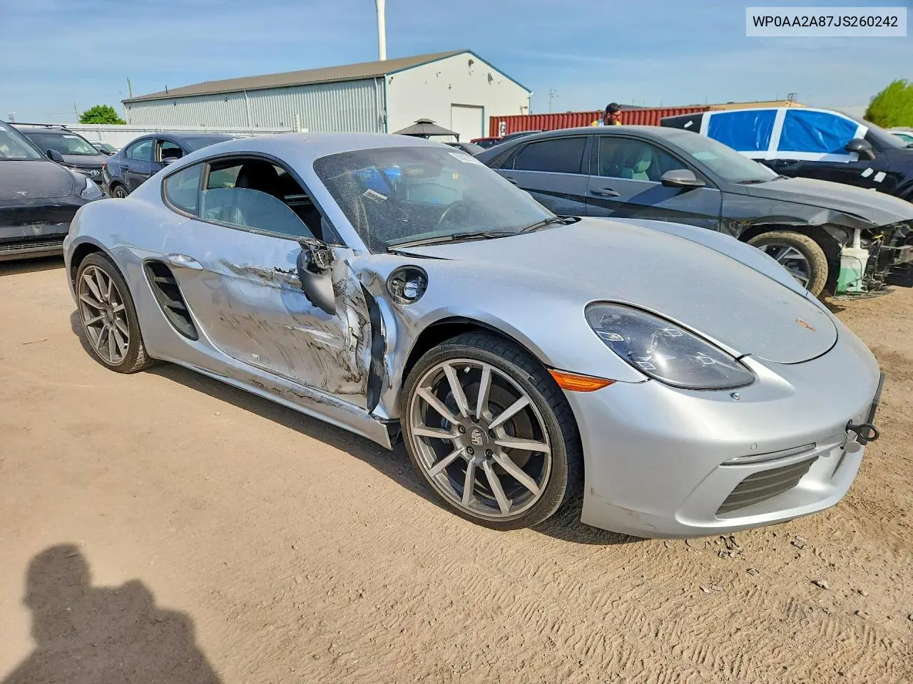 2018 Porsche Cayman VIN: WP0AA2A87JS260242 Lot: 55221786