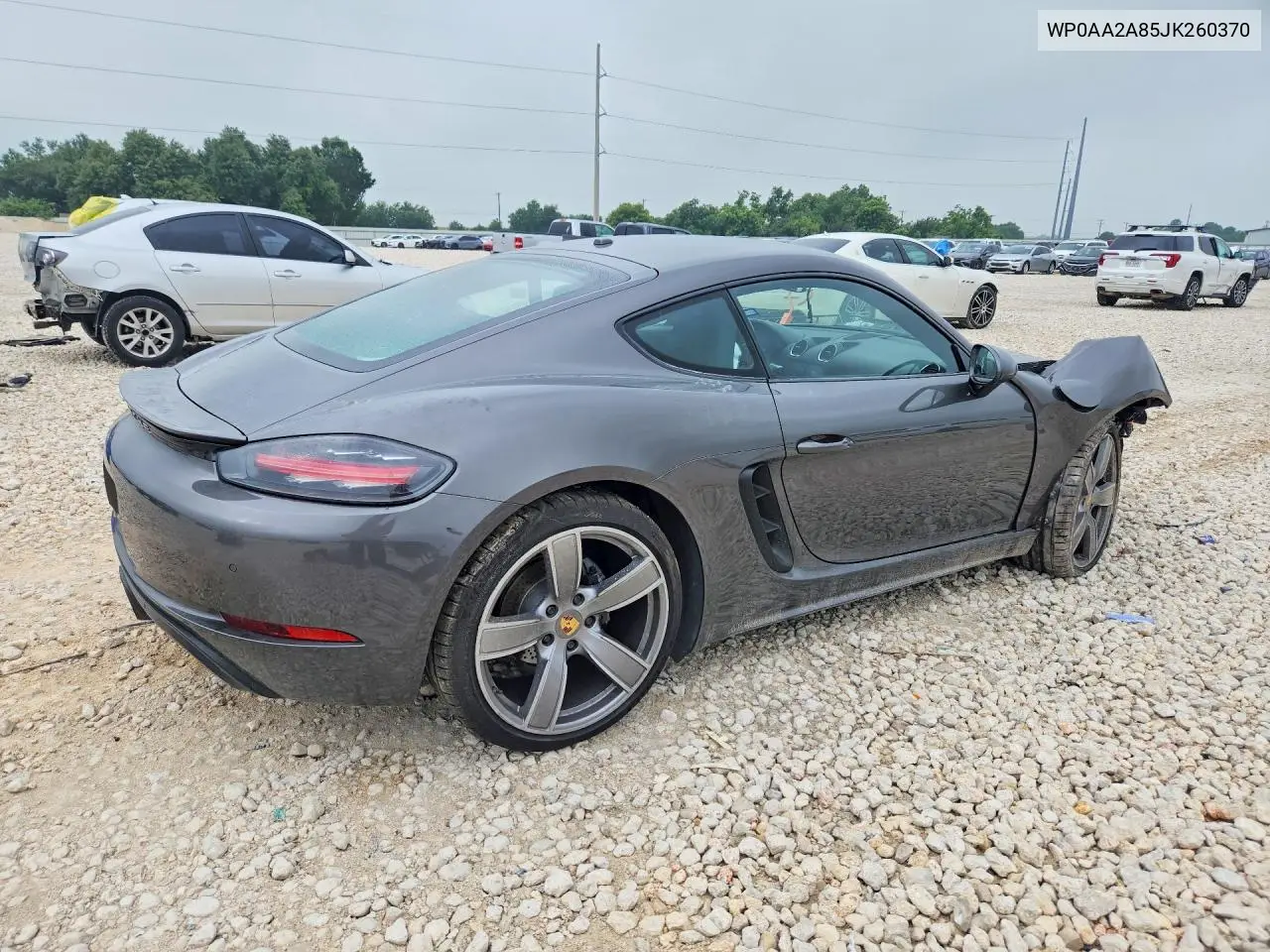 2018 Porsche Cayman VIN: WP0AA2A85JK260370 Lot: 57442366
