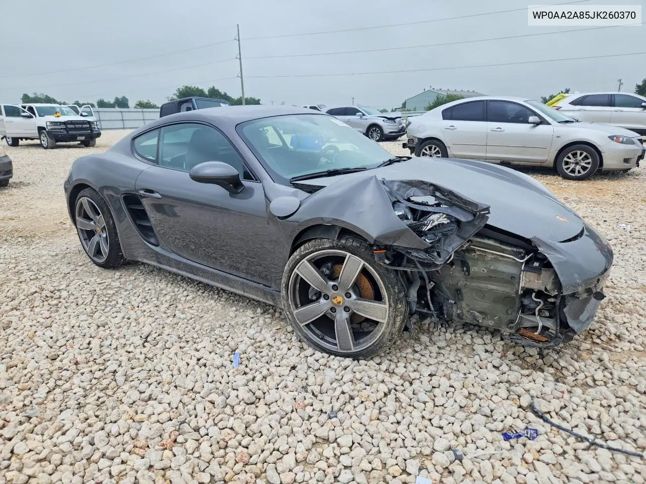 2018 Porsche Cayman VIN: WP0AA2A85JK260370 Lot: 57442366