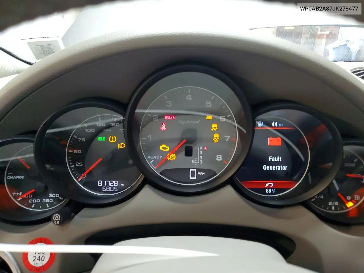 2018 Porsche Cayman S VIN: WP0AB2A87JK278477 Lot: 60169736