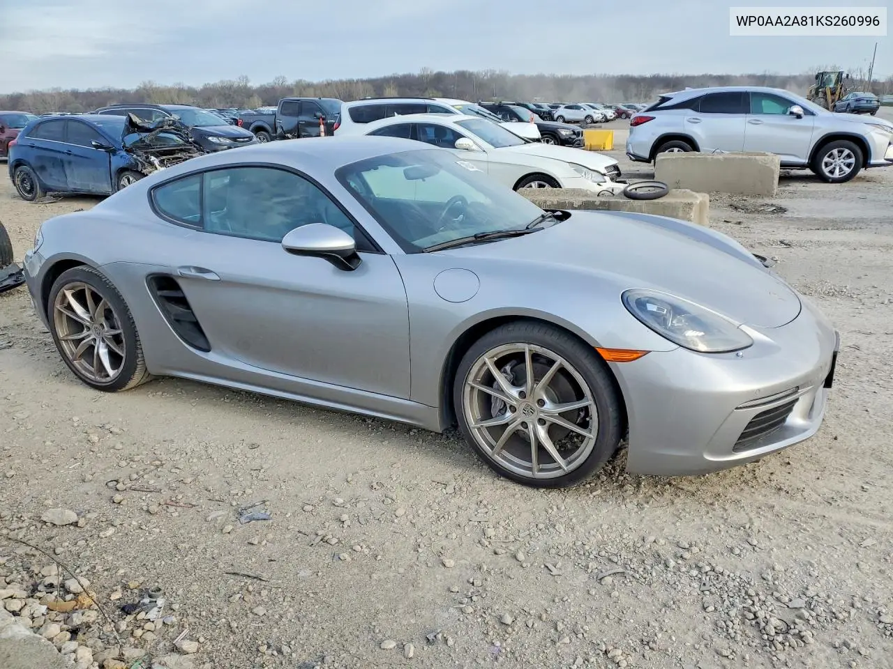 2019 Porsche Cayman Base VIN: WP0AA2A81KS260996 Lot: 48864856