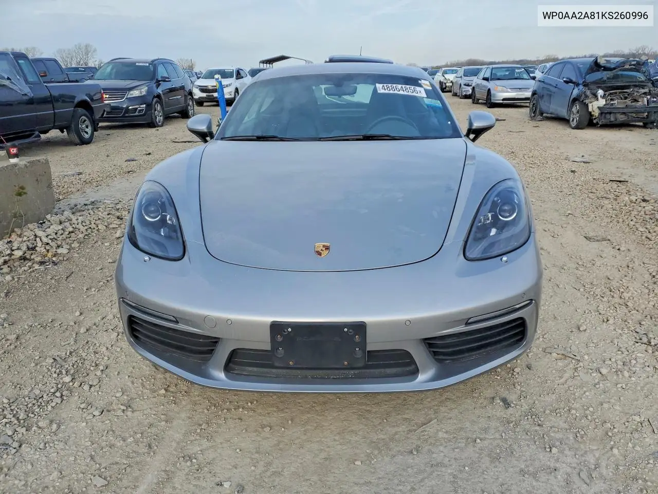 2019 Porsche Cayman Base VIN: WP0AA2A81KS260996 Lot: 48864856