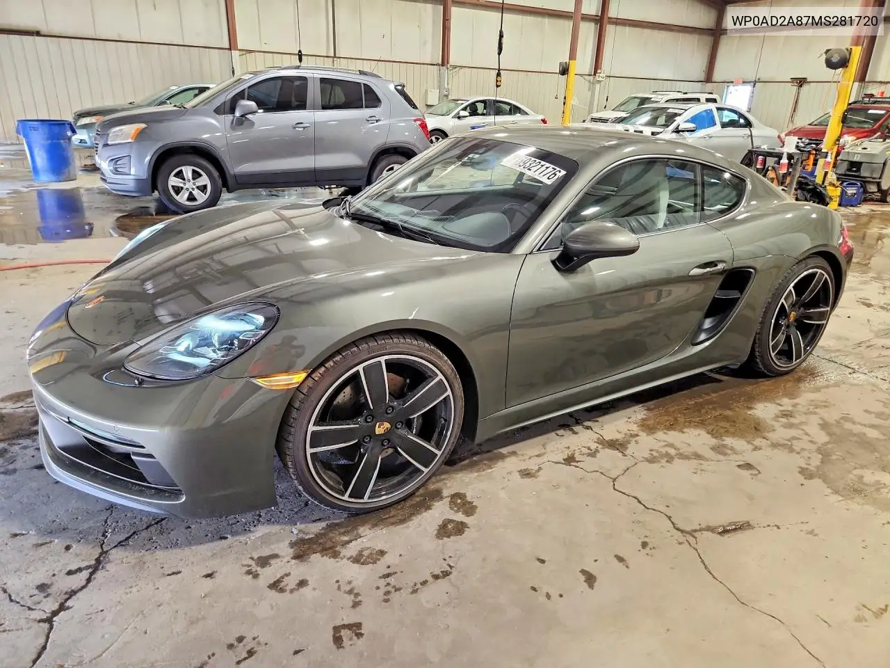 2021 Porsche Cayman Gts VIN: WP0AD2A87MS281720 Lot: 59321176