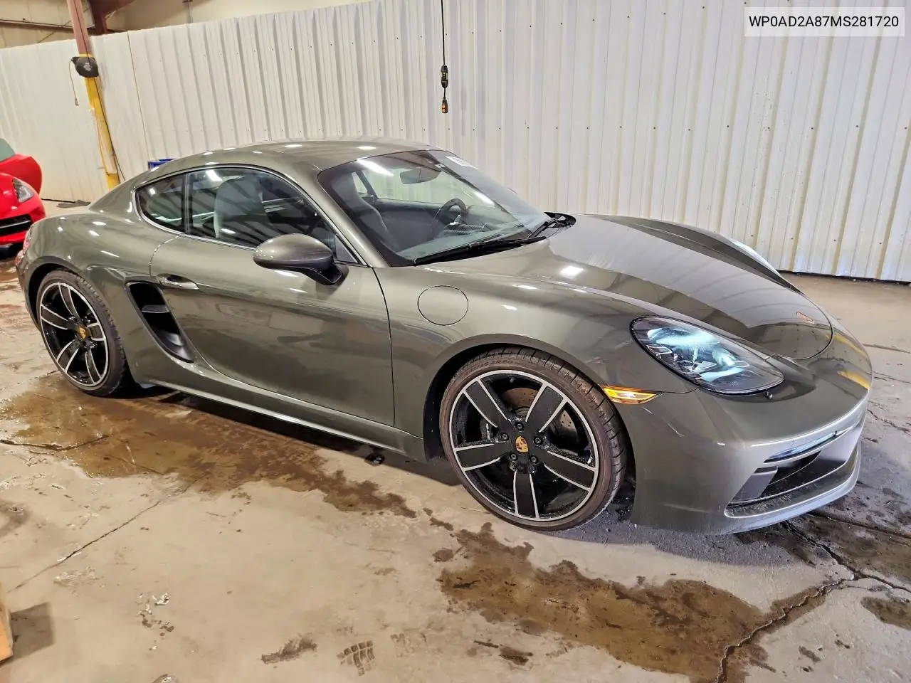 2021 Porsche Cayman Gts VIN: WP0AD2A87MS281720 Lot: 59321176
