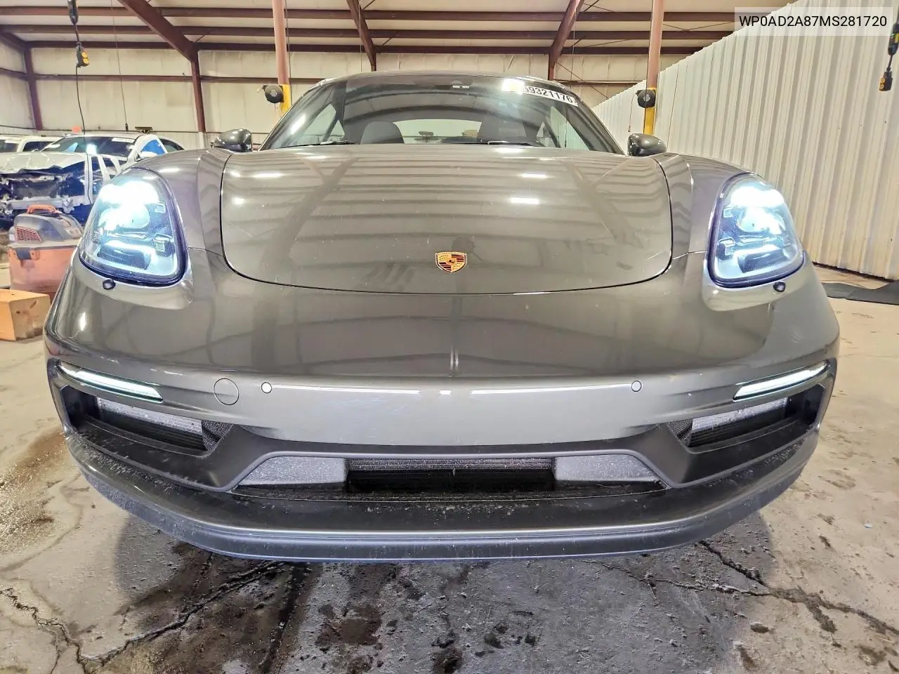 2021 Porsche Cayman Gts VIN: WP0AD2A87MS281720 Lot: 59321176