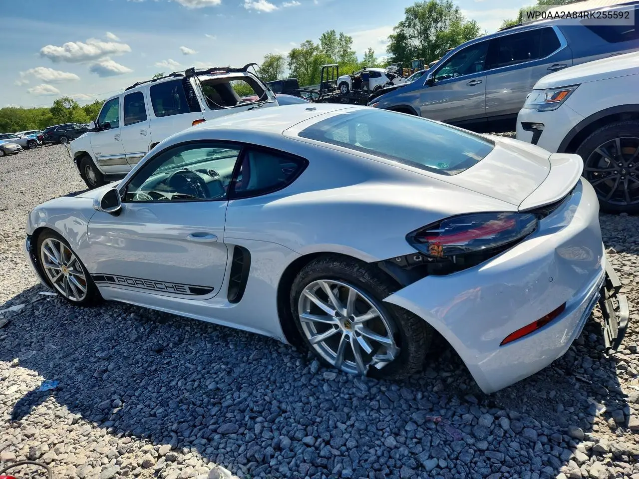 2024 Porsche Cayman Base VIN: WP0AA2A84RK255592 Lot: 57877536