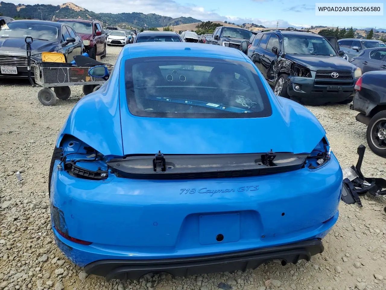 2025 Porsche Cayman Gts VIN: WP0AD2A81SK266580 Lot: 58125496