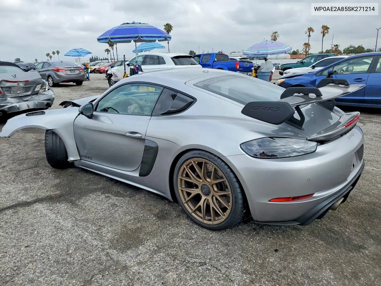 2025 Porsche Cayman Gt4 Rs VIN: WP0AE2A85SK271214 Lot: 59017146