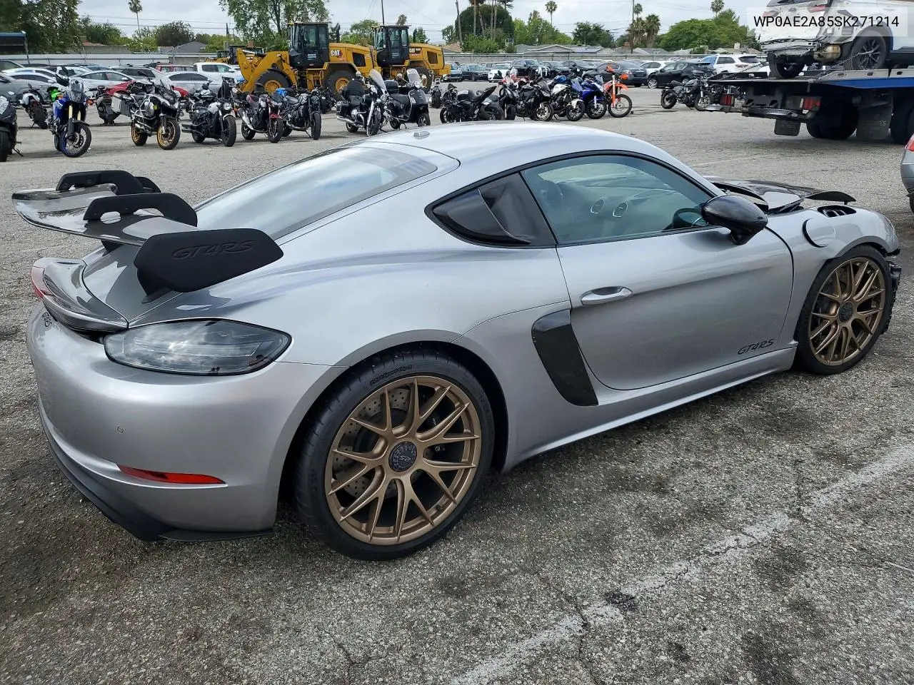 2025 Porsche Cayman Gt4 Rs VIN: WP0AE2A85SK271214 Lot: 59017146