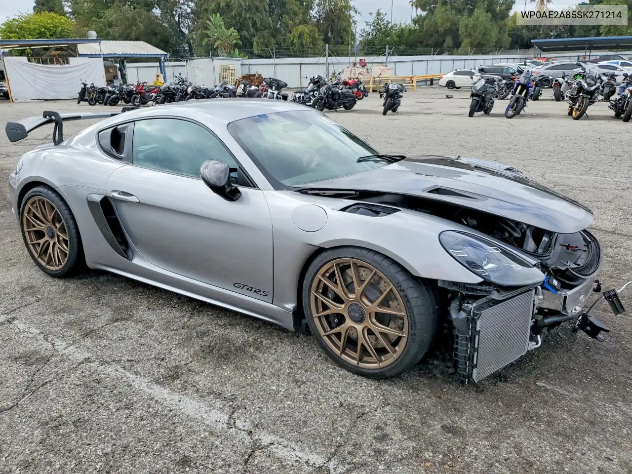 2025 Porsche Cayman Gt4 Rs VIN: WP0AE2A85SK271214 Lot: 59017146