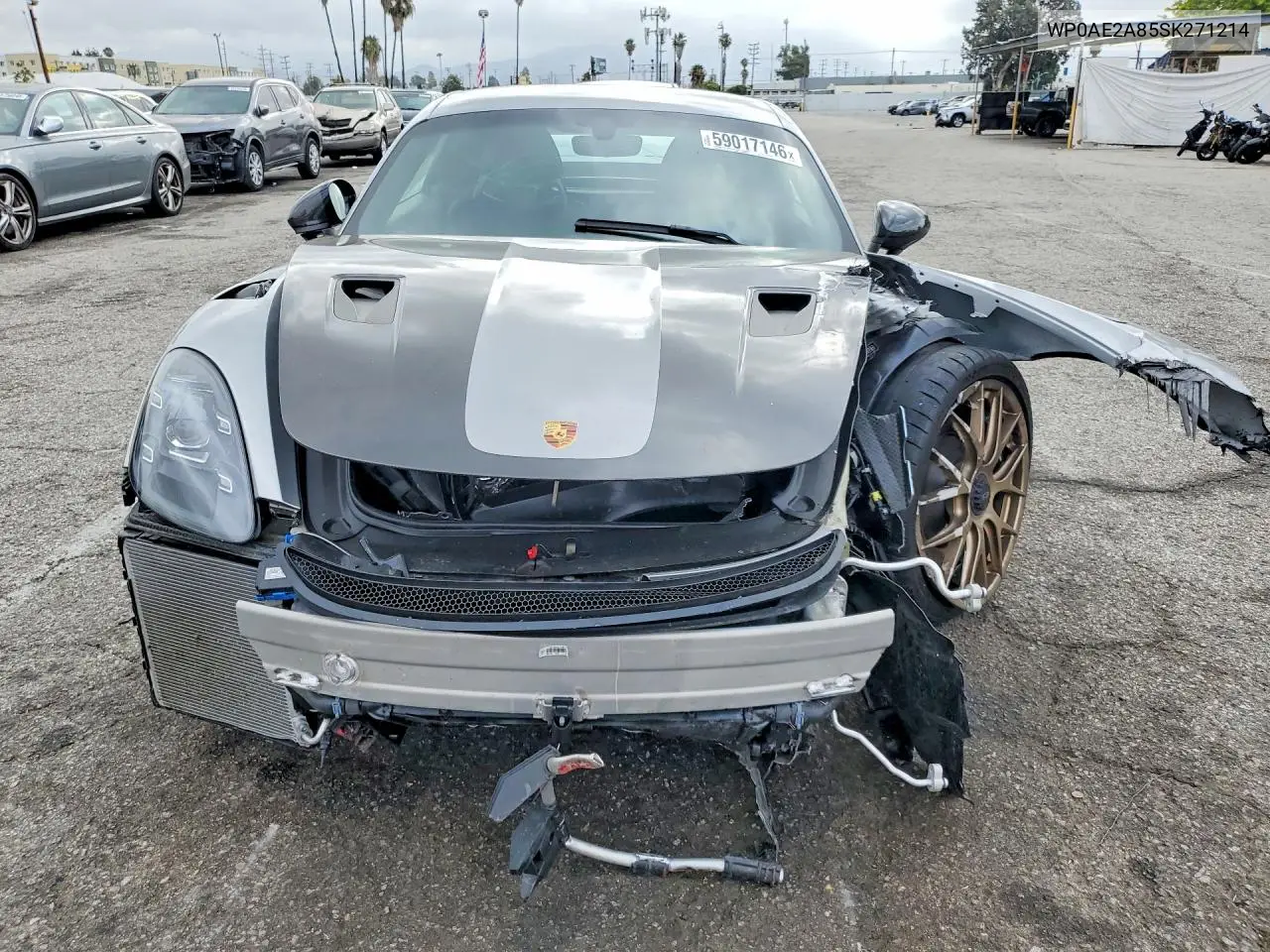 2025 Porsche Cayman Gt4 Rs VIN: WP0AE2A85SK271214 Lot: 59017146