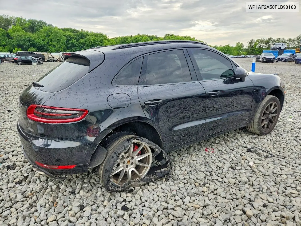 2015 Porsche Macan Turbo VIN: WP1AF2A58FLB98180 Lot: 55926096