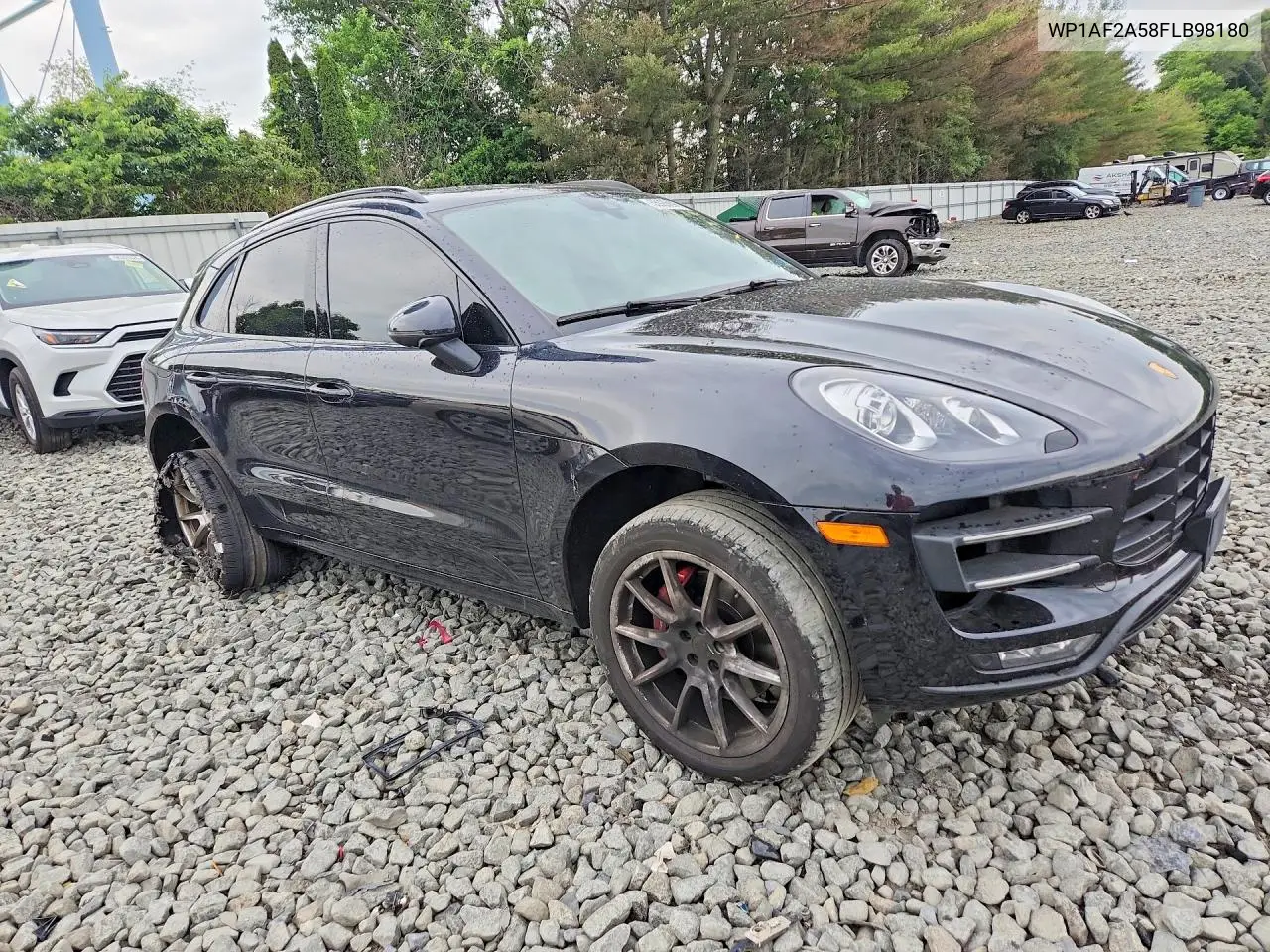 2015 Porsche Macan Turbo VIN: WP1AF2A58FLB98180 Lot: 55926096