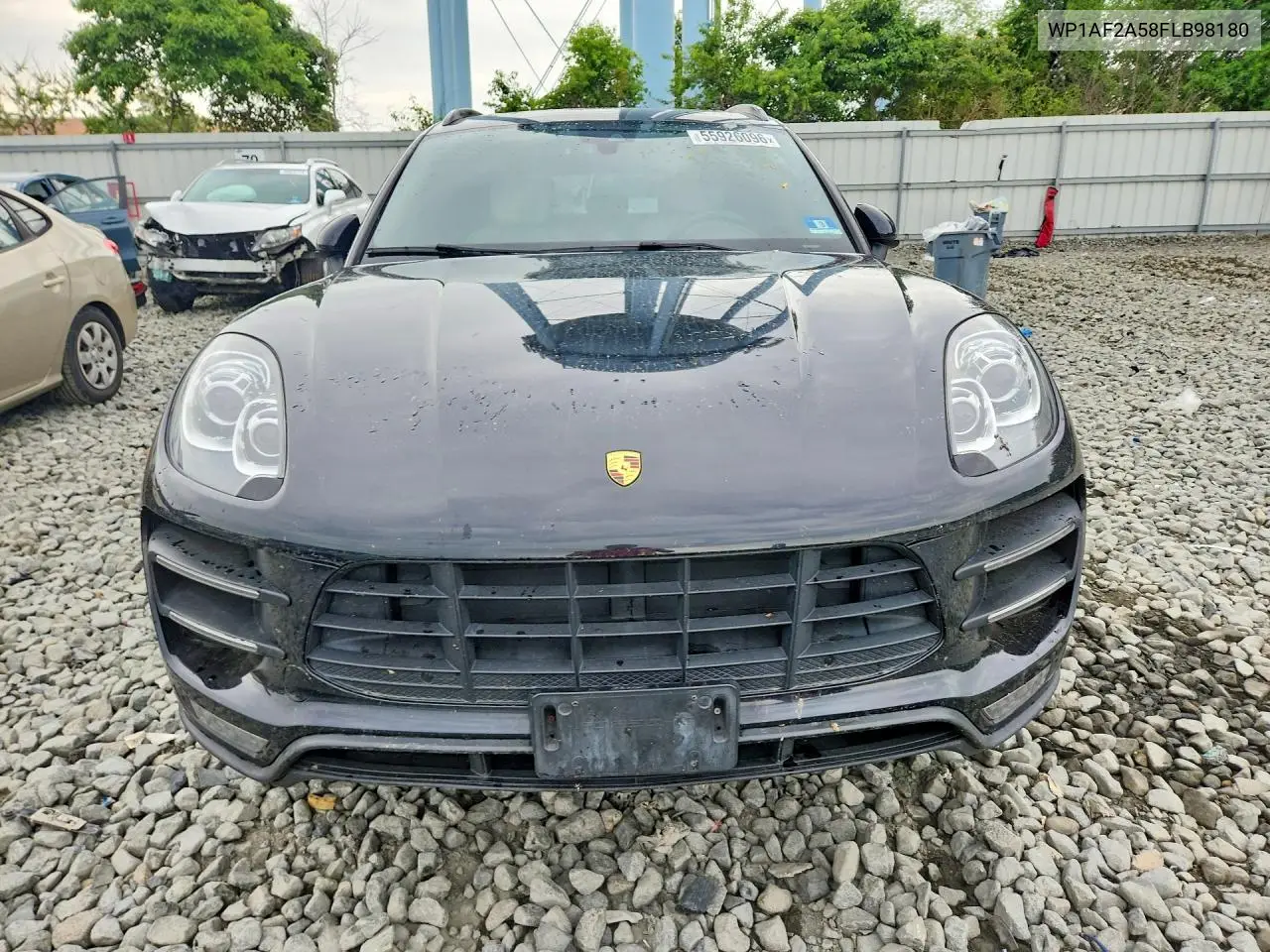 2015 Porsche Macan Turbo VIN: WP1AF2A58FLB98180 Lot: 55926096