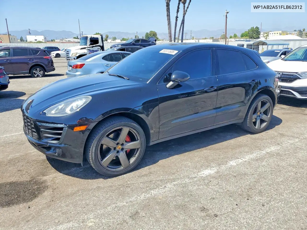 2015 Porsche Macan S VIN: WP1AB2A51FLB62312 Lot: 56844606