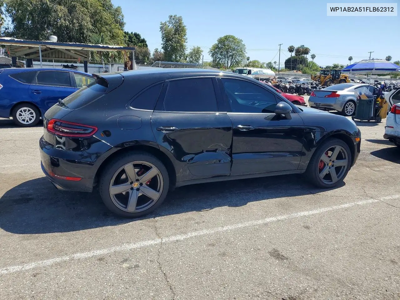 2015 Porsche Macan S VIN: WP1AB2A51FLB62312 Lot: 56844606