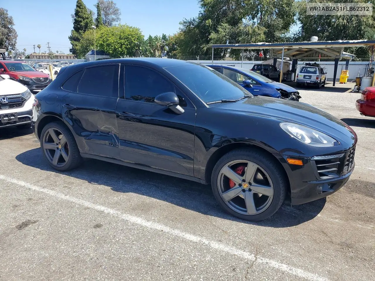 2015 Porsche Macan S VIN: WP1AB2A51FLB62312 Lot: 56844606