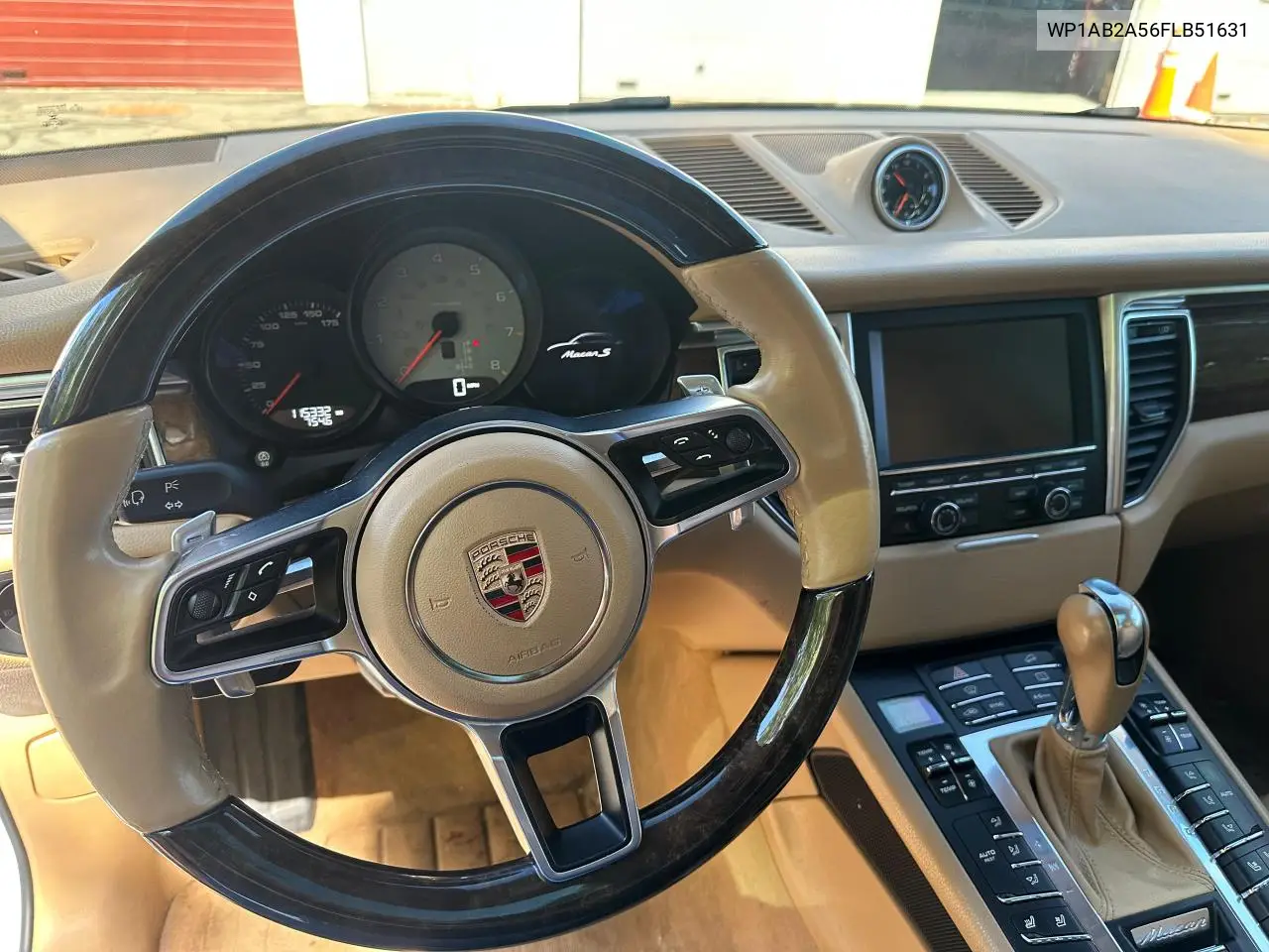 2015 Porsche Macan S VIN: WP1AB2A56FLB51631 Lot: 57847436