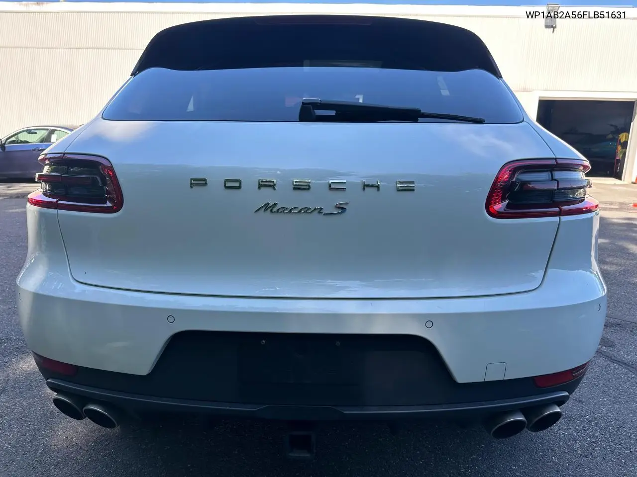 2015 Porsche Macan S VIN: WP1AB2A56FLB51631 Lot: 57847436