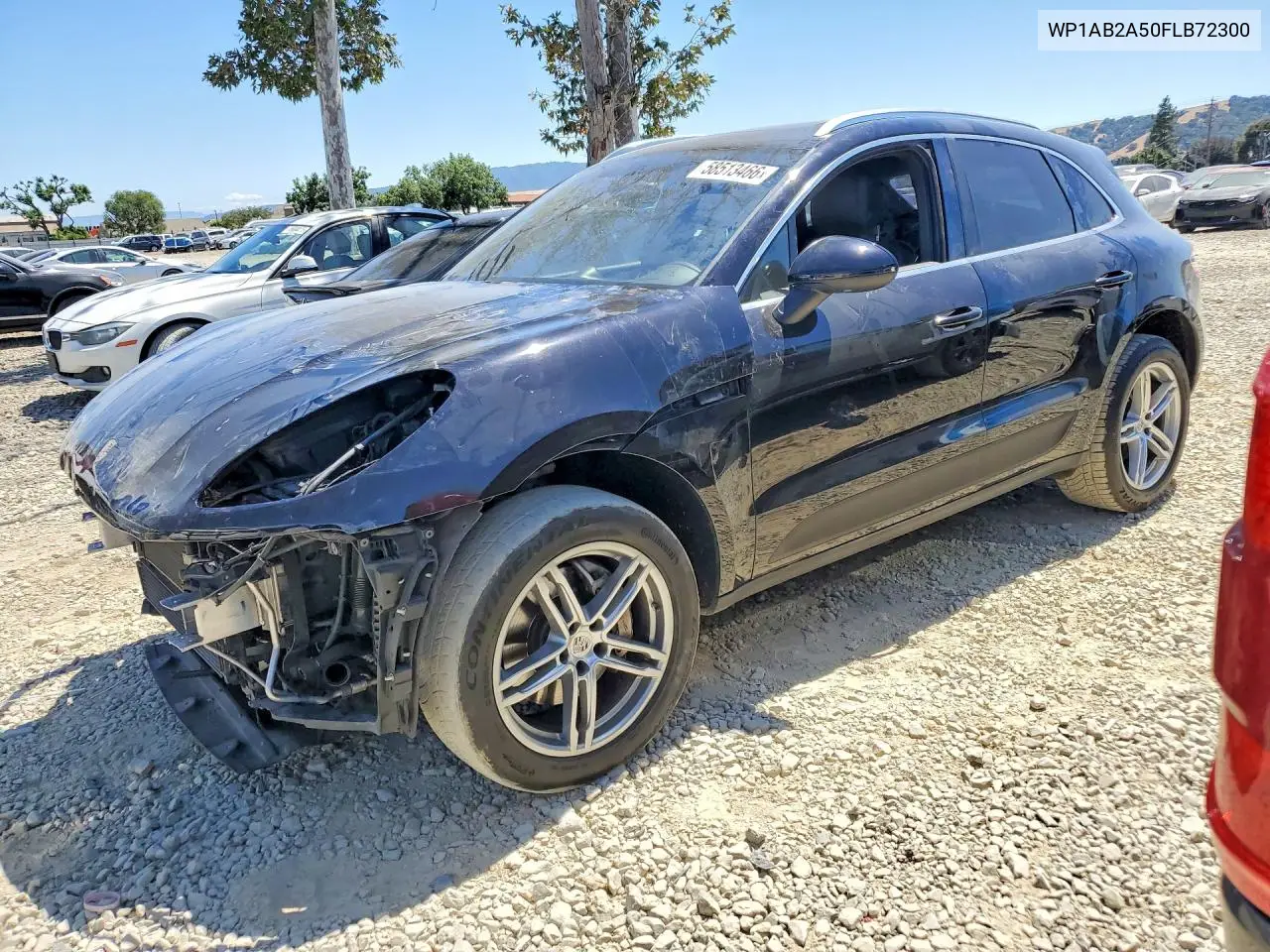 2015 Porsche Macan S VIN: WP1AB2A50FLB72300 Lot: 58513466