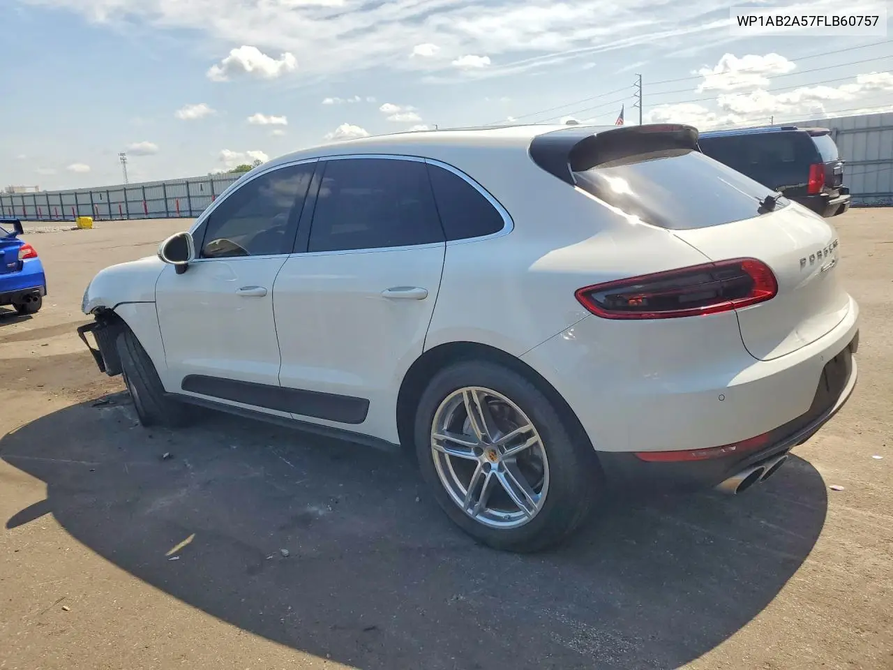 2015 Porsche Macan S VIN: WP1AB2A57FLB60757 Lot: 59126646