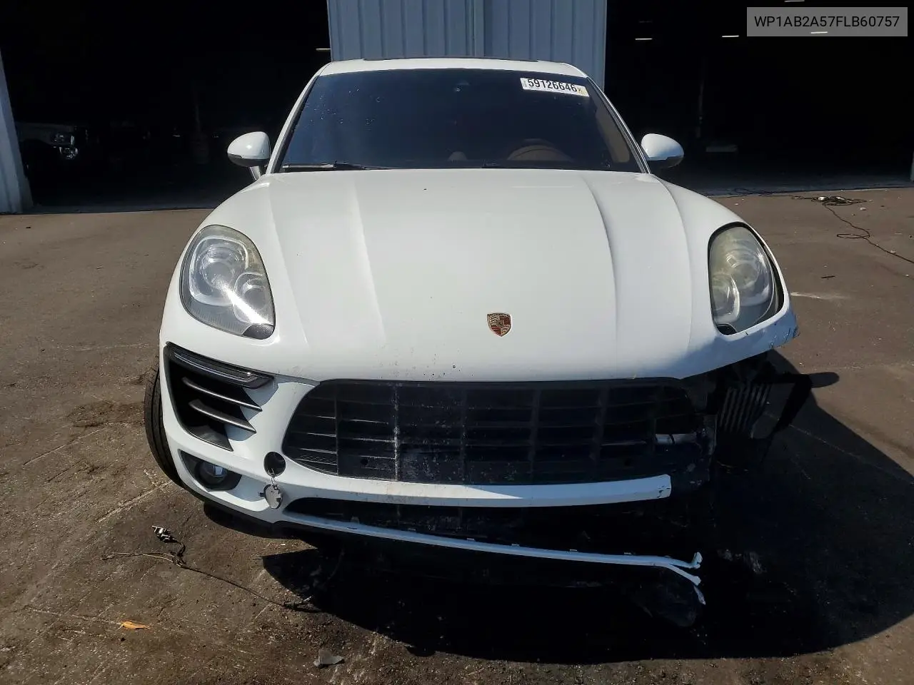 2015 Porsche Macan S VIN: WP1AB2A57FLB60757 Lot: 59126646