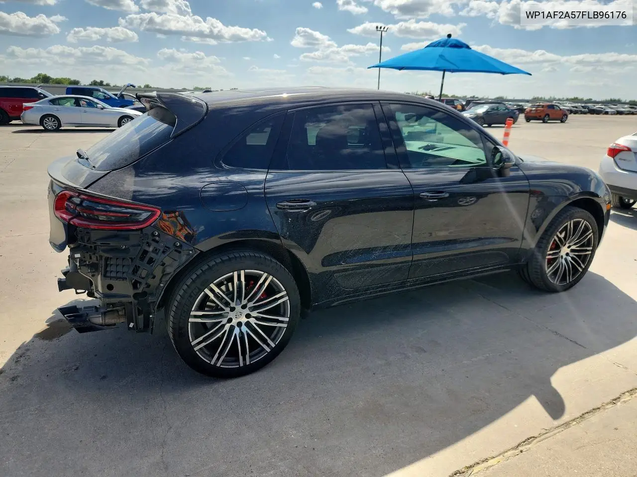 2015 Porsche Macan Turbo VIN: WP1AF2A57FLB96176 Lot: 59277226