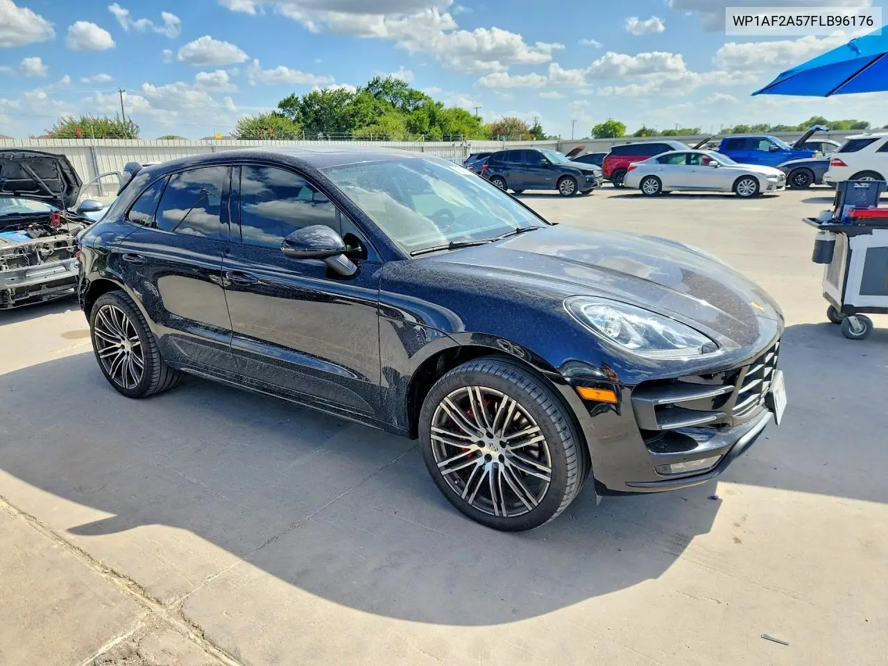 2015 Porsche Macan Turbo VIN: WP1AF2A57FLB96176 Lot: 59277226
