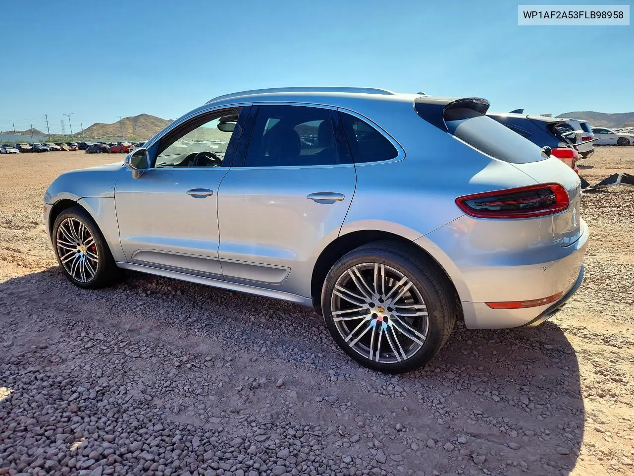 2015 Porsche Macan Turbo VIN: WP1AF2A53FLB98958 Lot: 59379306