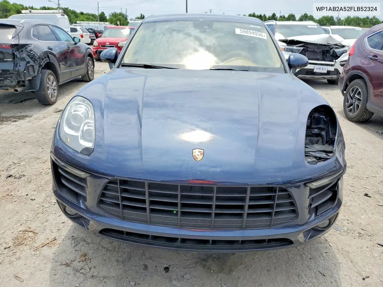 2015 Porsche Macan S VIN: WP1AB2A52FLB52324 Lot: 59894056