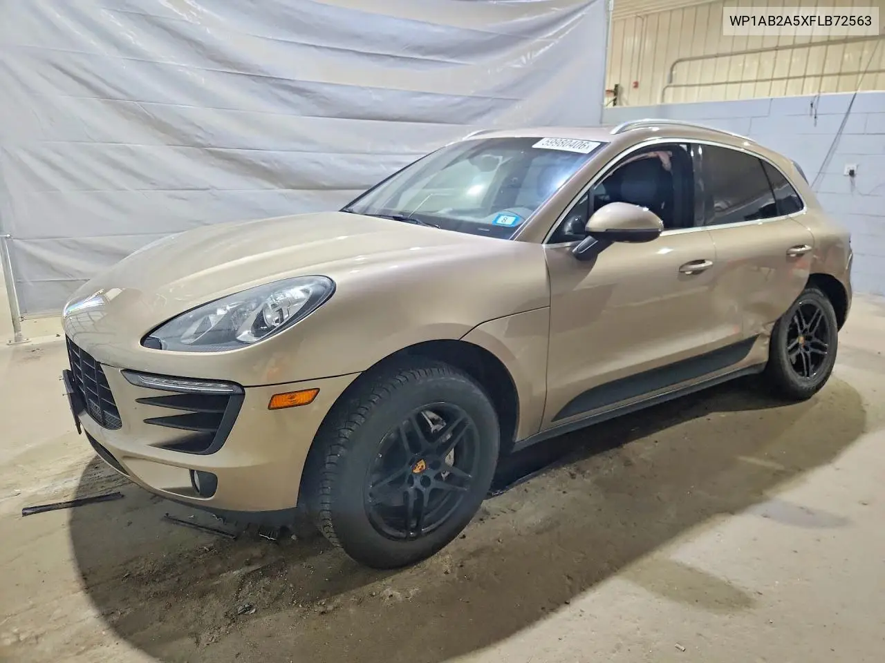 2015 Porsche Macan S VIN: WP1AB2A5XFLB72563 Lot: 59980406