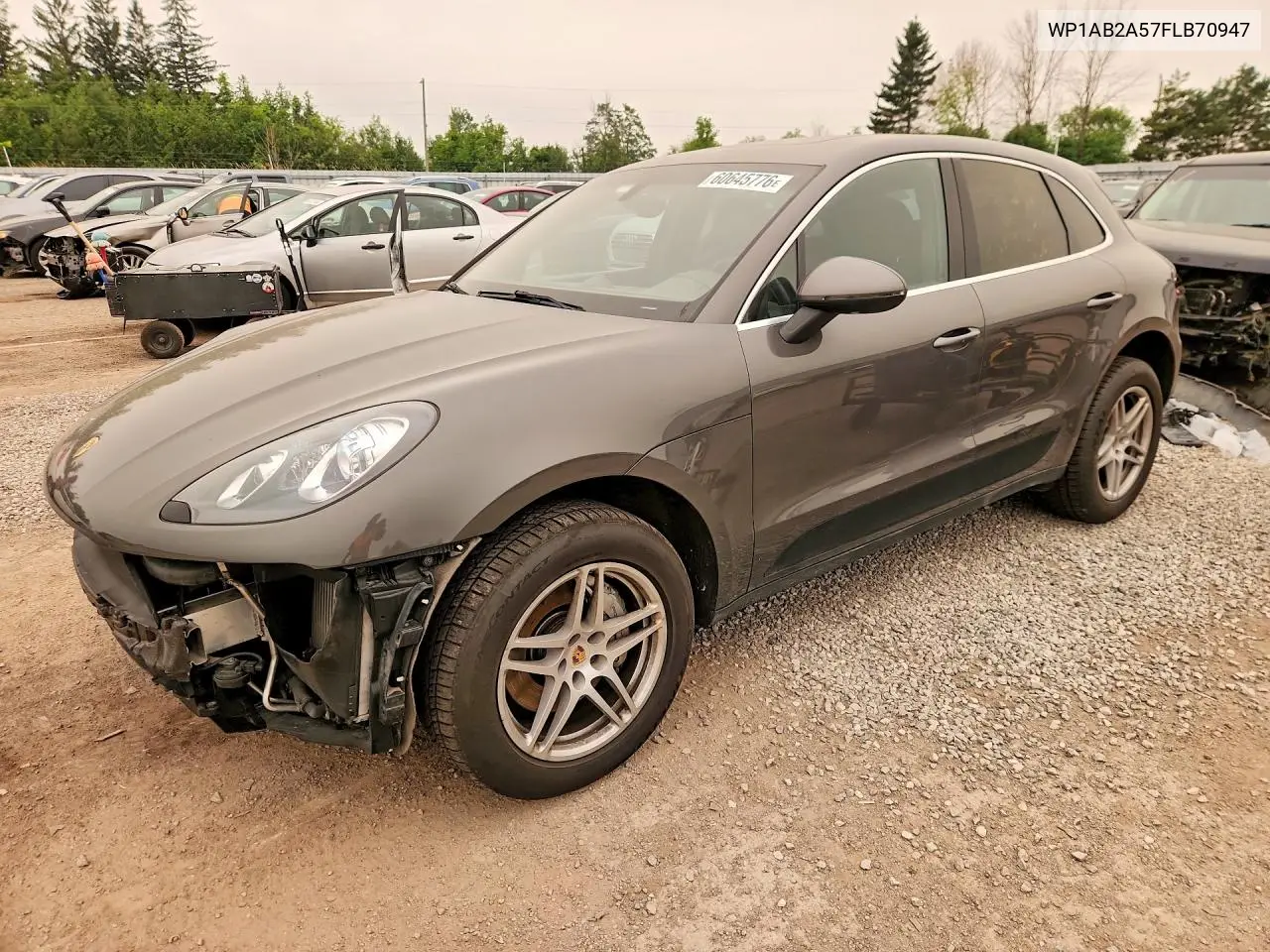 2015 Porsche Macan S VIN: WP1AB2A57FLB70947 Lot: 60645776