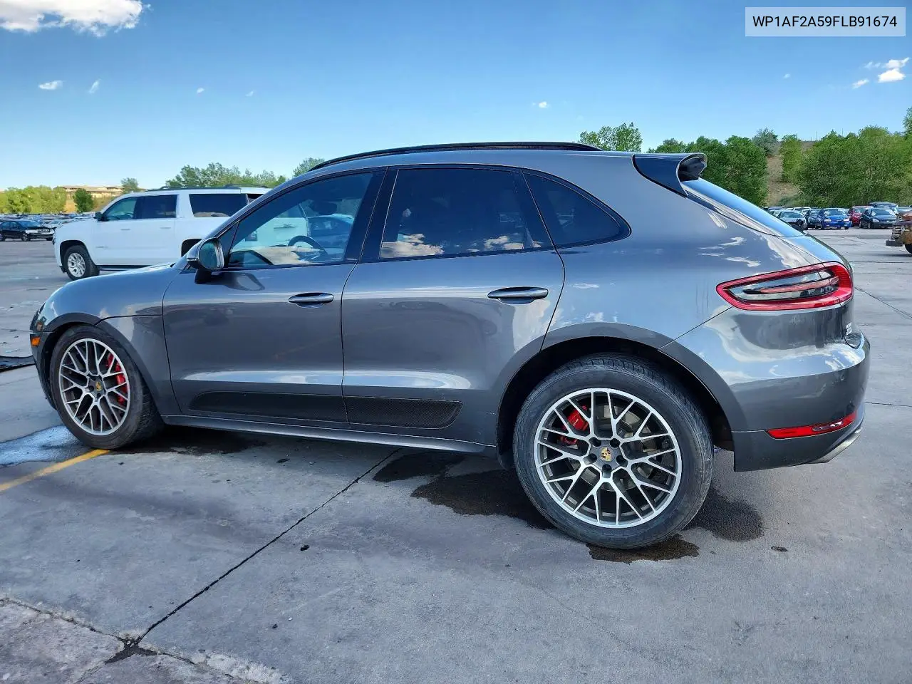 2015 Porsche Macan Turbo VIN: WP1AF2A59FLB91674 Lot: 60690606